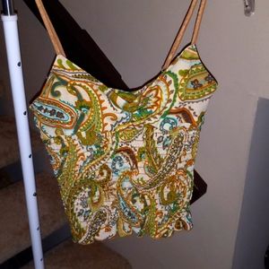 Forever 21 Multicolored Strappy Tanktop